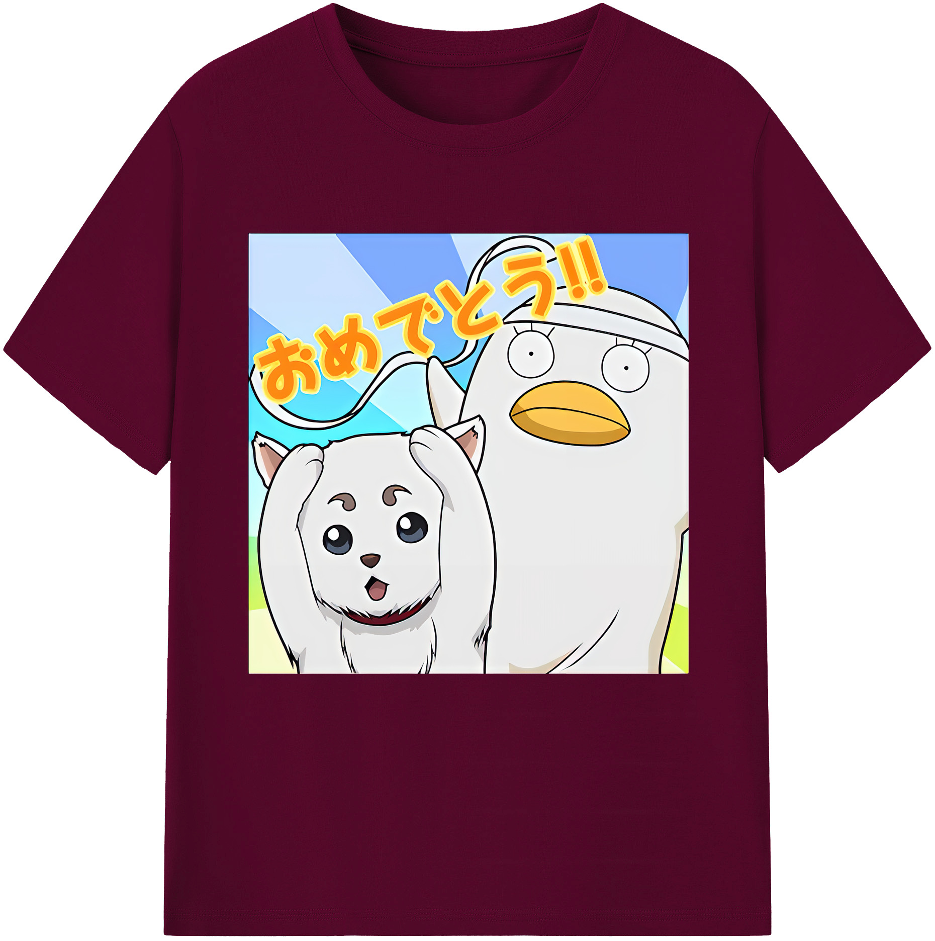 （画像用） ぎんたま 坂田銀時（さかたぎんとき） 神楽 志村新八（しむら しんぱち） GINTAMA Sakata Gintoki Kagura Shimura Shinpachi レディースカジュアルプリントTシャツ（綿100％）